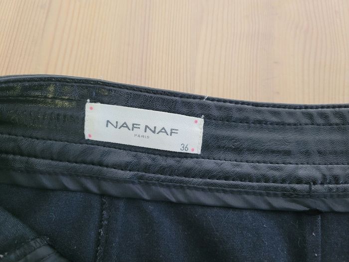 Jupe 3/4 similicuir Naf Naf - photo numéro 6