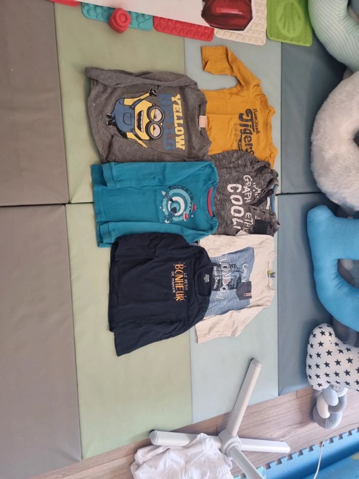 Lot t-shirts manches longues