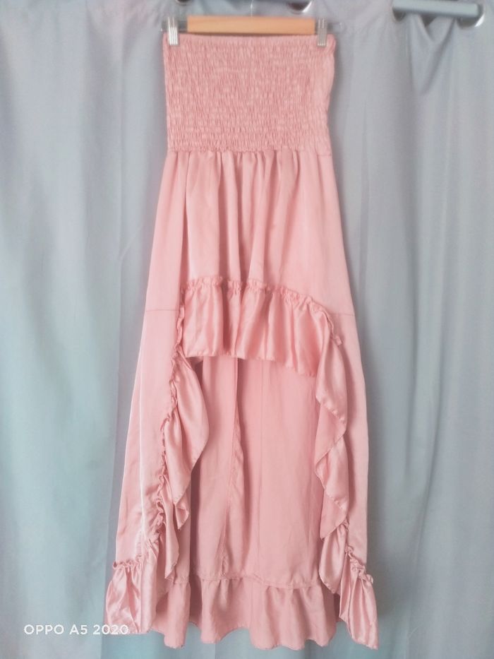 Robe bustier longue asymétrique - photo numéro 5