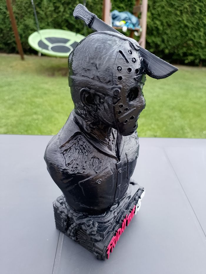 Magnifique Buste impression 3D Vendredi 13 Jason Voorhees - photo numéro 7