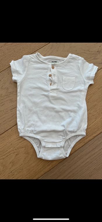 Barboteuse blanche kiabi