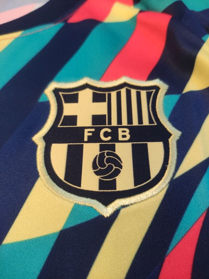 Maillot de foot FC Barcelone, Nike Authentique Officiel taille Femme XS, Neuf - photo numéro 5