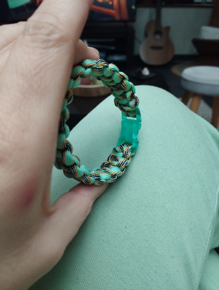 Bracelet en paracorde fait main femme - photo numéro 6
