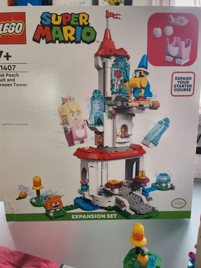 LEGO Super Mario  Set 71407 La Tour Gelée et le Costume de Peach - photo numéro 4