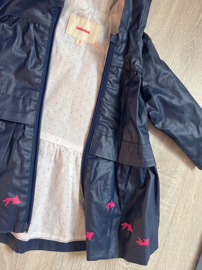 Parka bleu 9 mois catimini bébé - photo numéro 4
