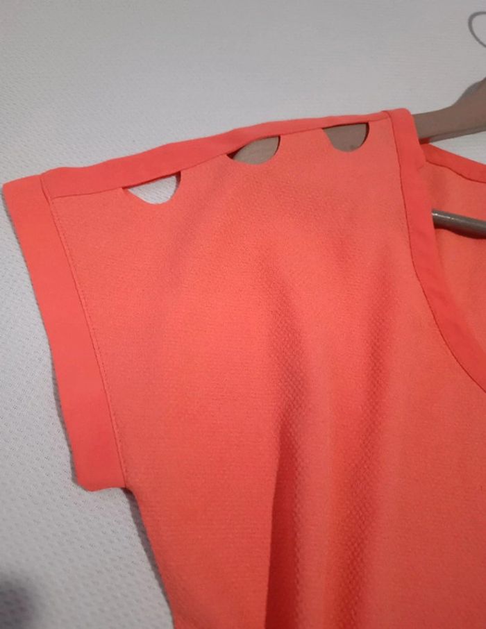 T-shirt corail School Rag 38/40 - photo numéro 2