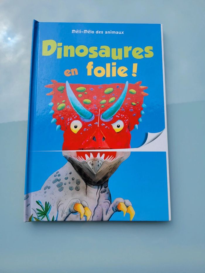 Dinosaures en folie! Méli-mélo des animaux, livre animé Pop-up (25) - photo numéro 2