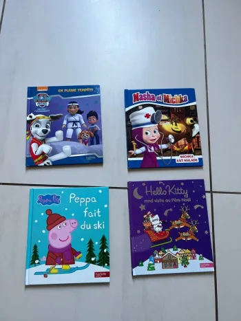 Lot de 4 livres enfants