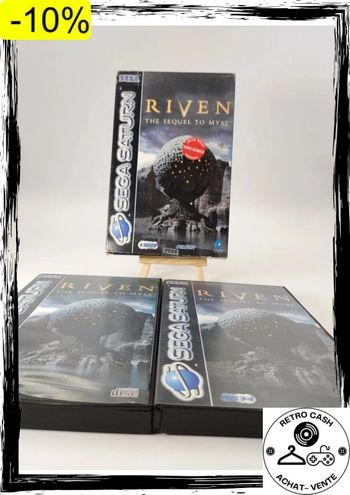 Jeu Sega Saturn Riven The Sequel To Myst avec fourreau