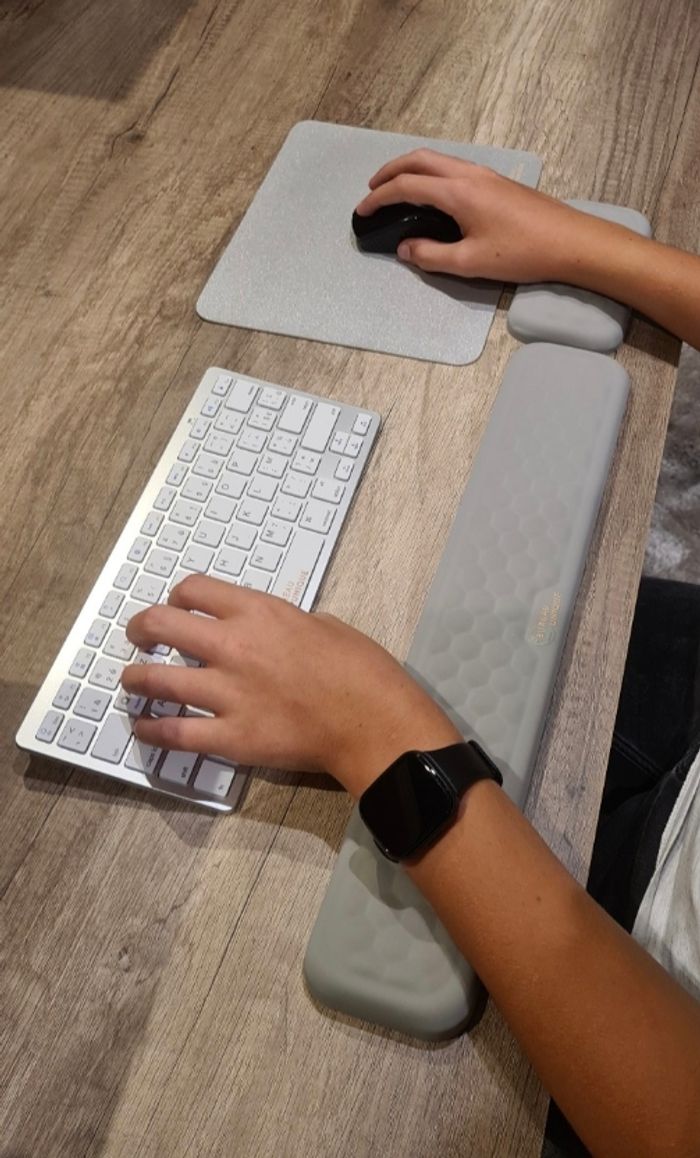 Lot de 2 reposes poignets ergonomiques - photo numéro 2