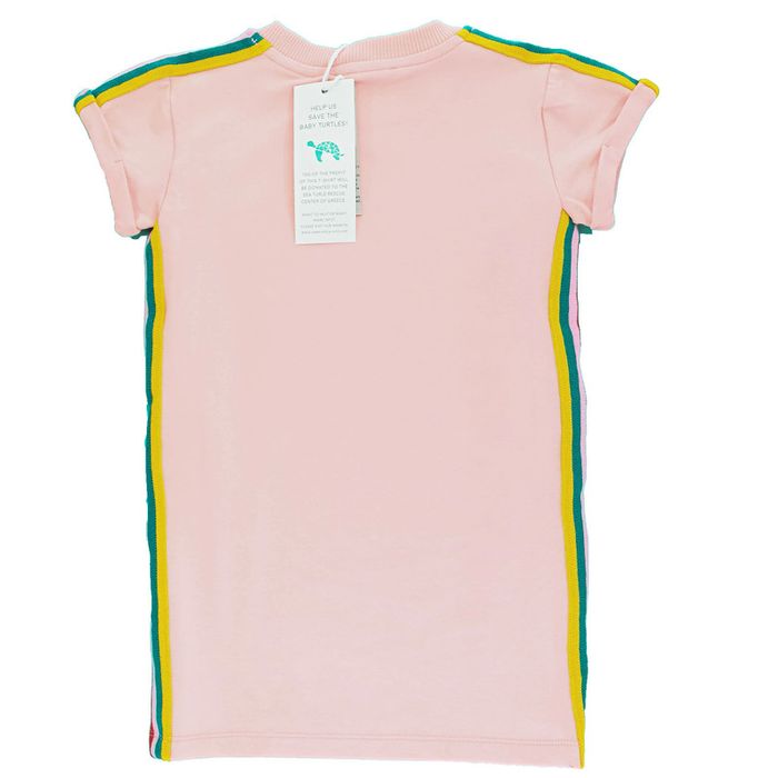 Robe à manches courtes 12-24 mois en coton bio et élasthanne Ammehoela - photo numéro 2