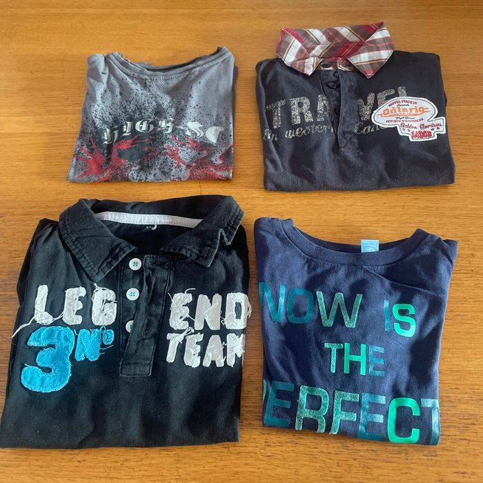 4 t-shirt manches longues garçon 3 ans