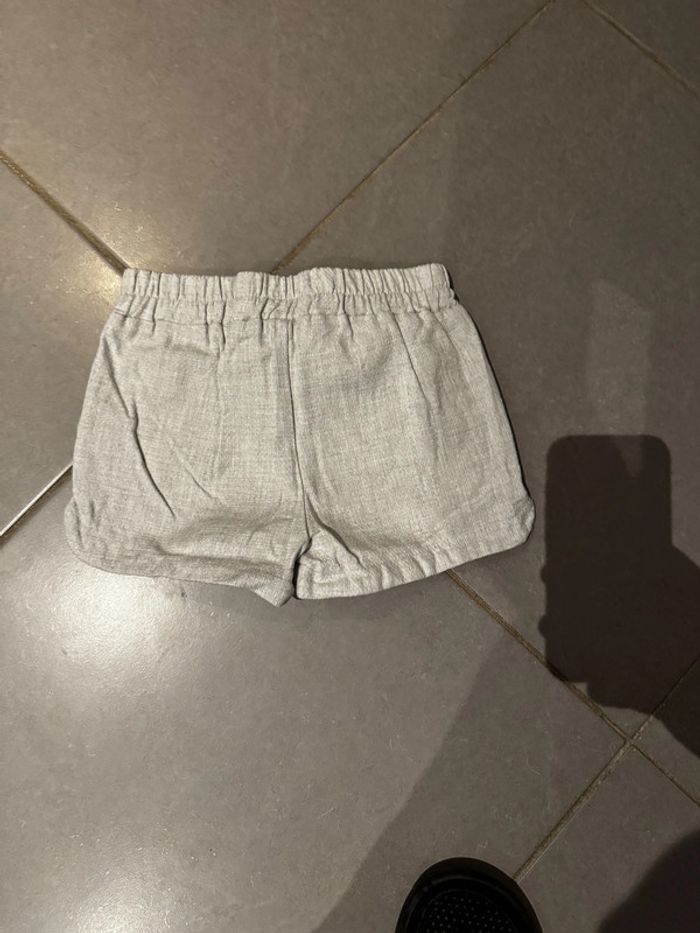 Short / Bermuda avec noeud à la taille - Kiabi - Gris - 6 ans - photo numéro 3