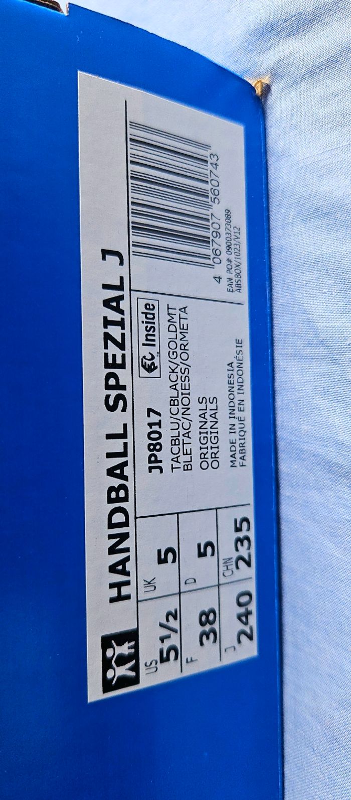 adidas Originals Handball Spezial – Bleu & Noir – taille 38 - photo numéro 10