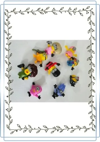 Lot de 9 figurines Minions en bon état