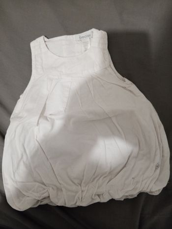 Robe blanche _ 3 mois