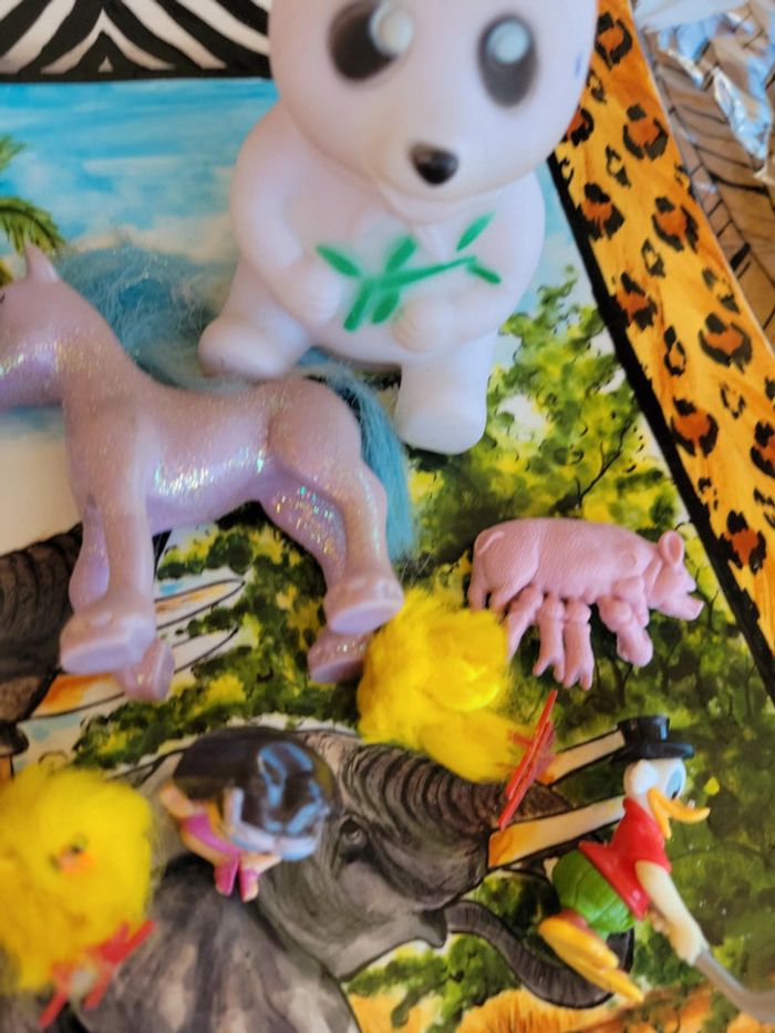 Gros lot figurine jouet dont cheval disney monsier dora picsou - photo numéro 5