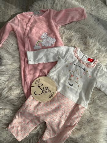 Lot de pyjama bébé fille