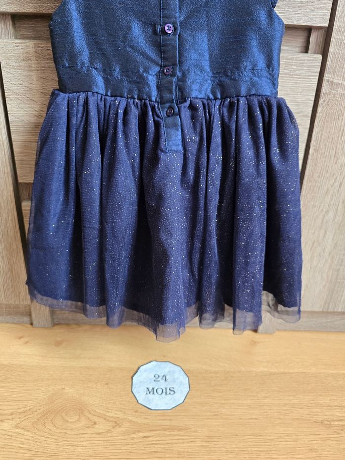 Vêtement Bébé Fille - Robe bleu - Tissaia - 24 mois - photo numéro 8