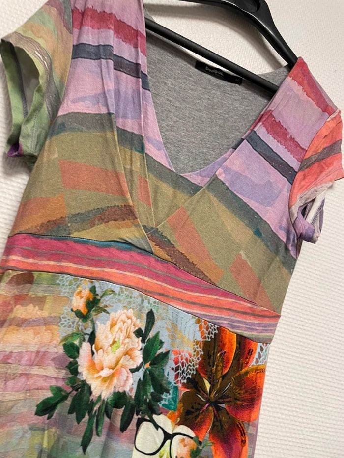robe desigual femme taille M colorée - photo numéro 4