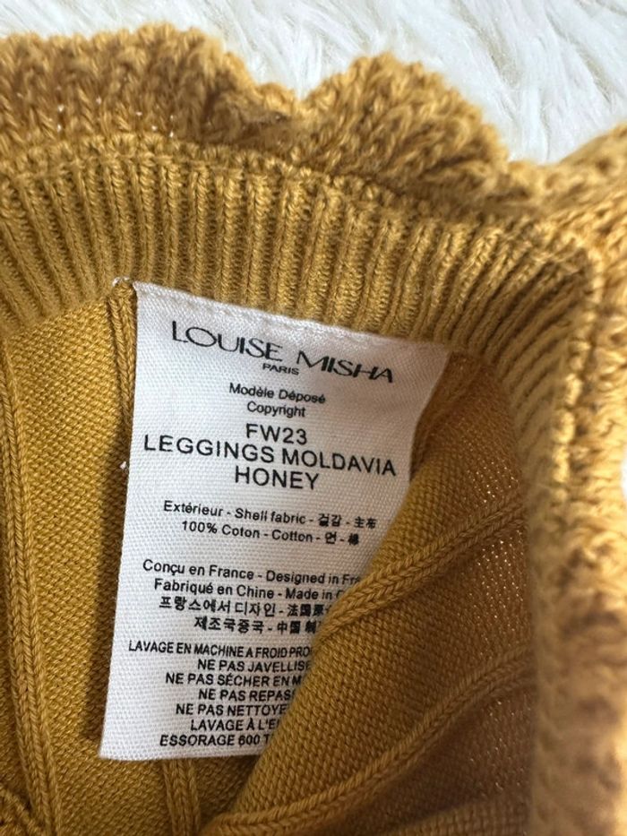Legging moutarde Louise Misha taille 18 mois - photo numéro 5