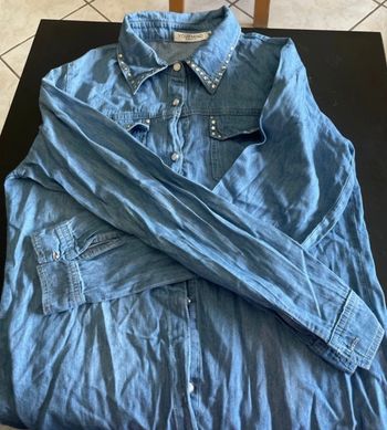 chemise bleue