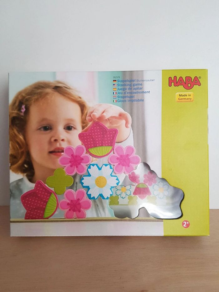 Haba jeu d'encastrement en bois fleurs magiques - photo numéro 2