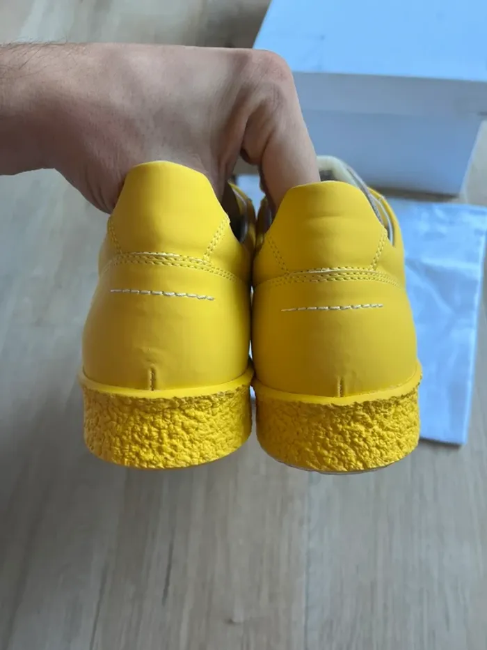 Sneakers Maison Martin Margiela MM6 Jaune Taille 36 - photo numéro 4