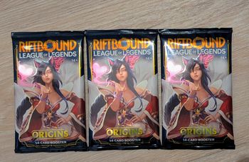 3 booster Riftbound (League of legends) - Anglais