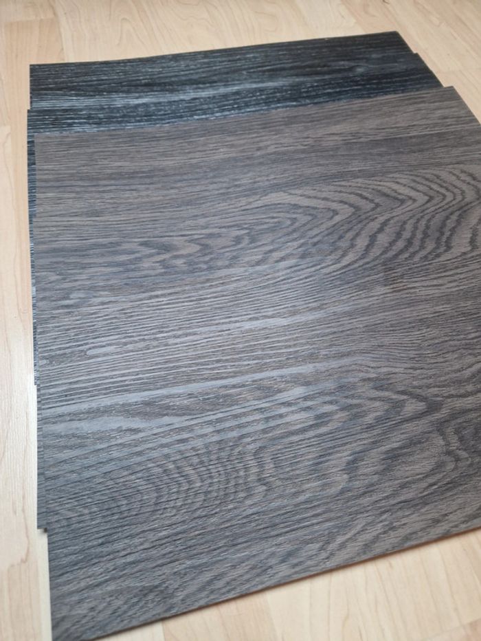 6 set de table marron foncé et noir - photo numéro 2