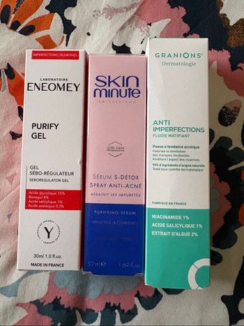 Lot de 3 produits visage neufs