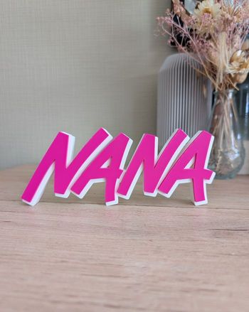 Nana logo décoratif 20x7cm Excellent état 
