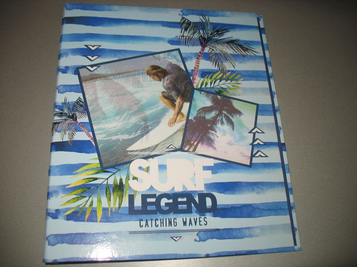 LOT DE 3 ARTICLES SCOLAIRES : CLASSEUR + POCHETTE + INTERCALAIRES "SURF LEGEND" - NEUF - n°19 - photo numéro 3