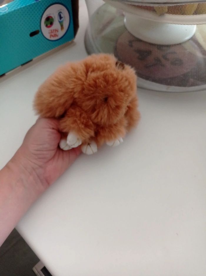 Peluche porte clef lapin mignon - photo numéro 2