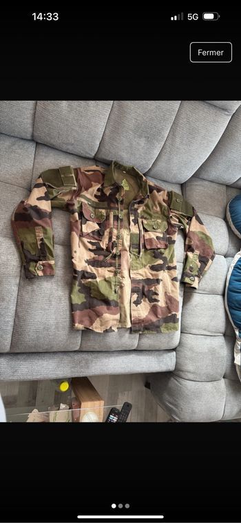 Veste de treillis