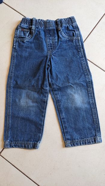Jean garçon taille élastique 2 ans