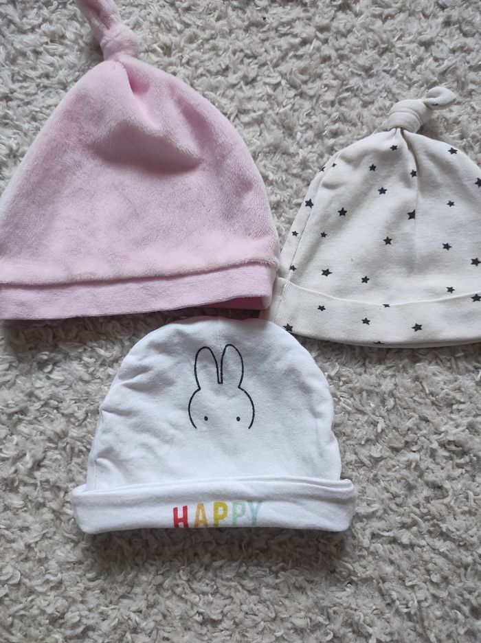 Lot de 3 bonnets - photo numéro 2