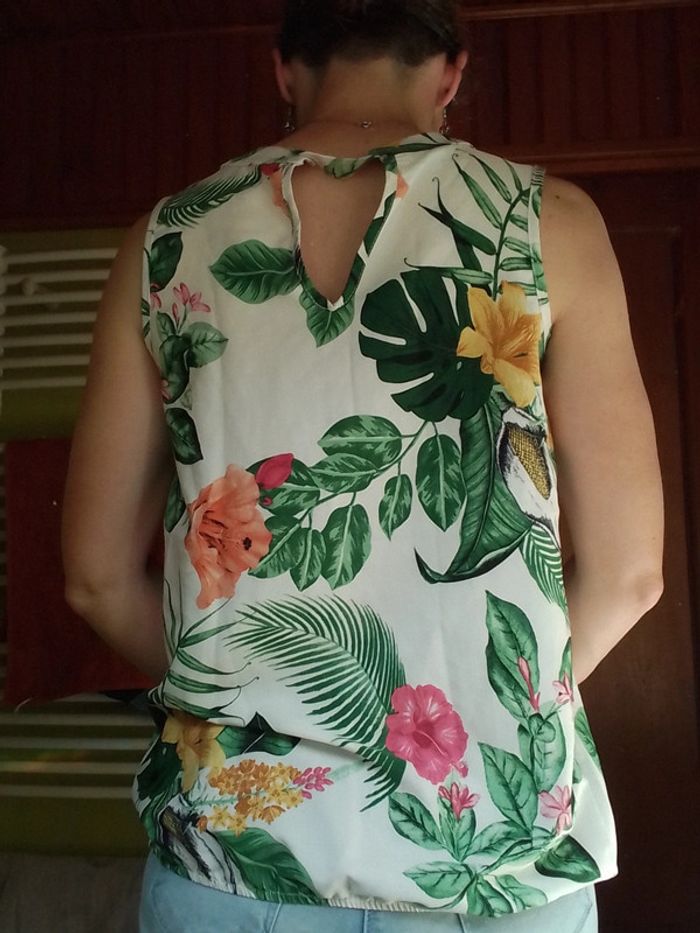 Blouse débardeur femme Motif floral - photo numéro 6