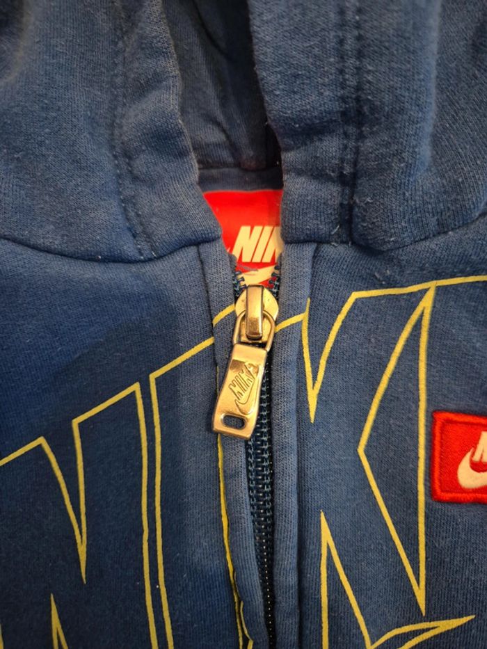 Veste zippé bleu pour garçon 18 mois Nike - photo numéro 3