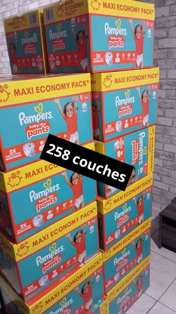 2 maxi pack Pampers pants taille 5
