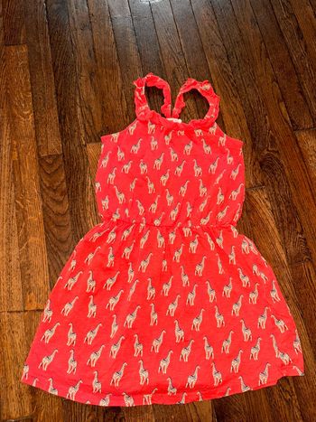 Robe Monoprix corail  8 ans