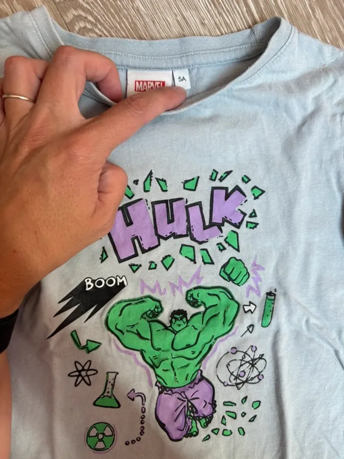 Lot tee-shirts Marvel 5 ans - photo numéro 6