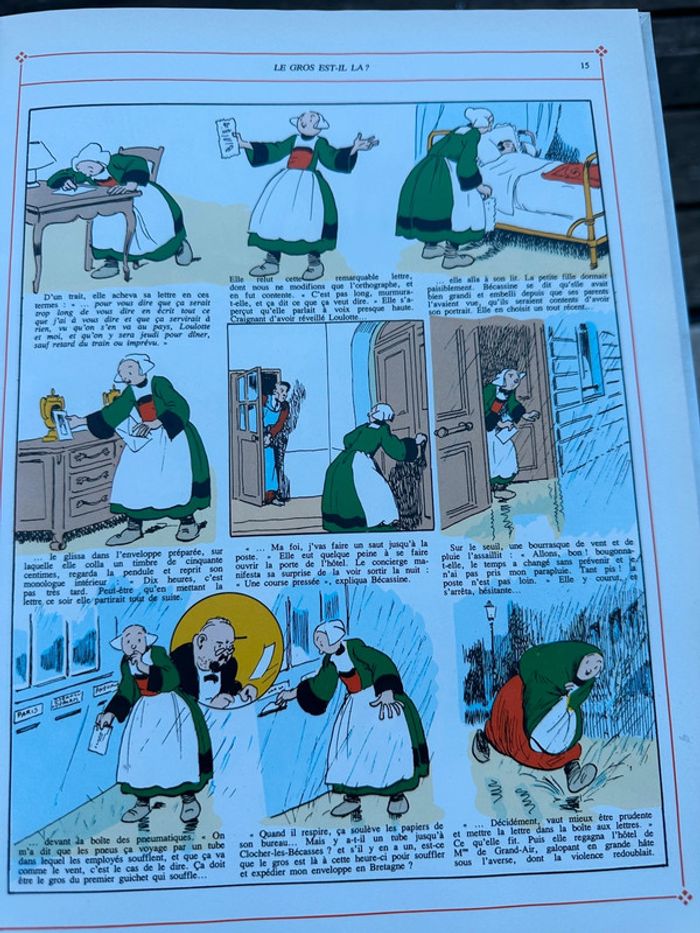 Livre ancien grand album Bécassine à clocher-les-Bécasses Gautier languereau collection vintage - photo numéro 6