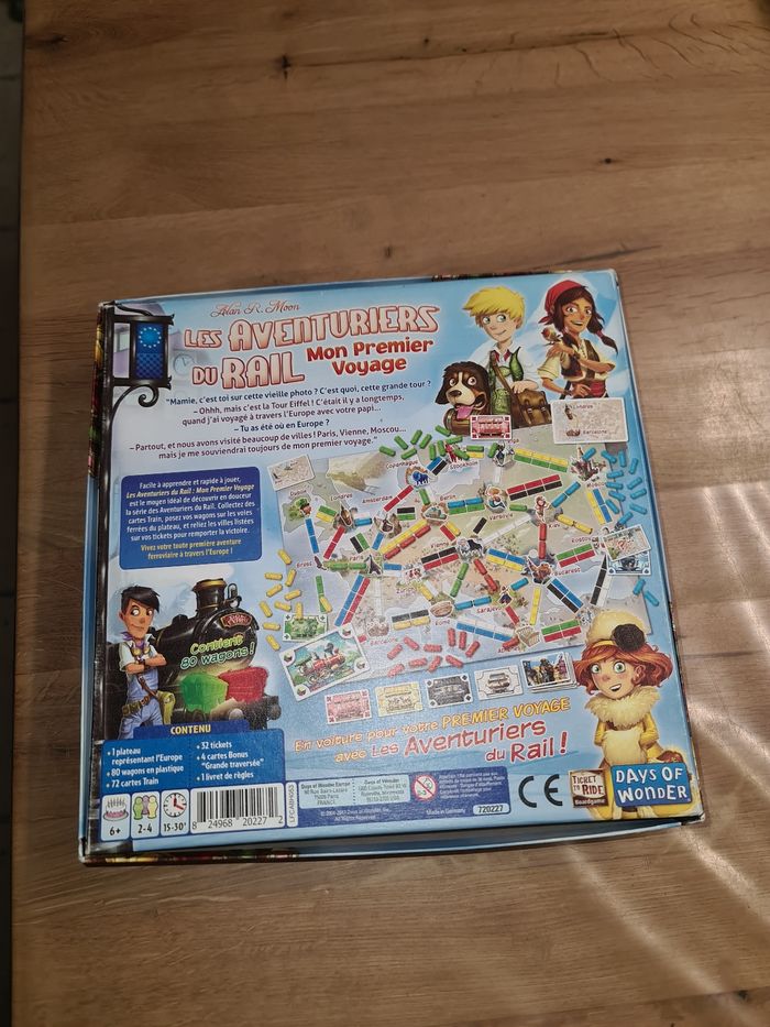 Jeu de société les Aventuriers Du Rail Mon Premier Voyage des éditions Days Of Wonder, - photo numéro 3