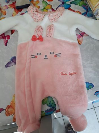 Grenouillère molleton 3 mois