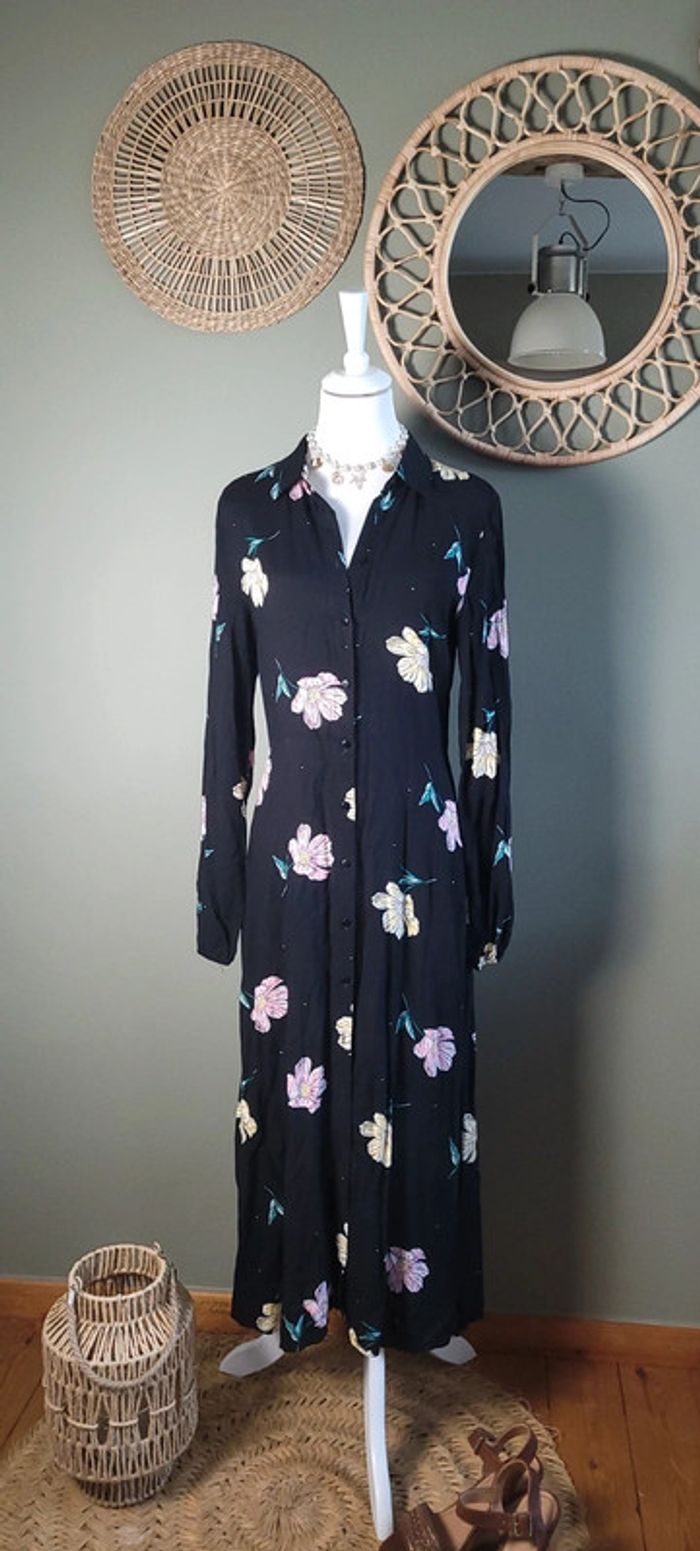 Jolie robe longue légère Lefties Taille S Parfait état