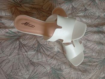 Sandale femme blanche