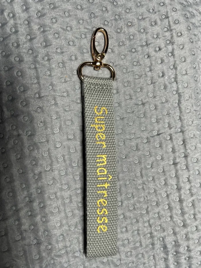 Porte clef « Super maîtresse »