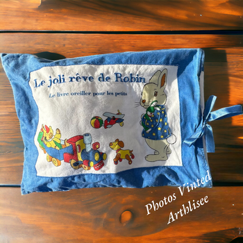 Livre oreiller vintage Le Joli Rêve de Robin BE (6€)