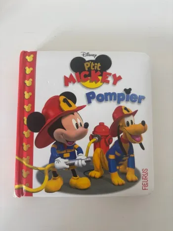 Livre p’tit Mickey, pompier
